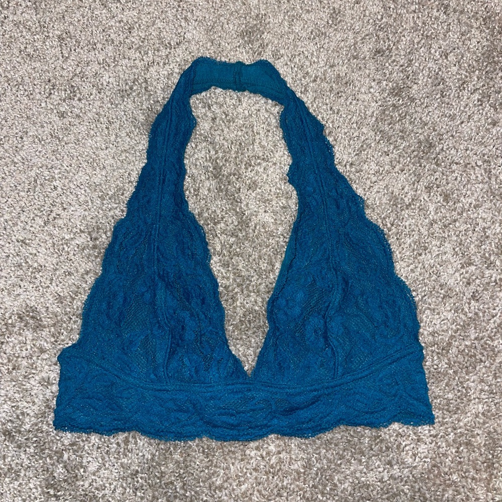 Urban Outfitters Women's Out From Under Lace Halter Bra